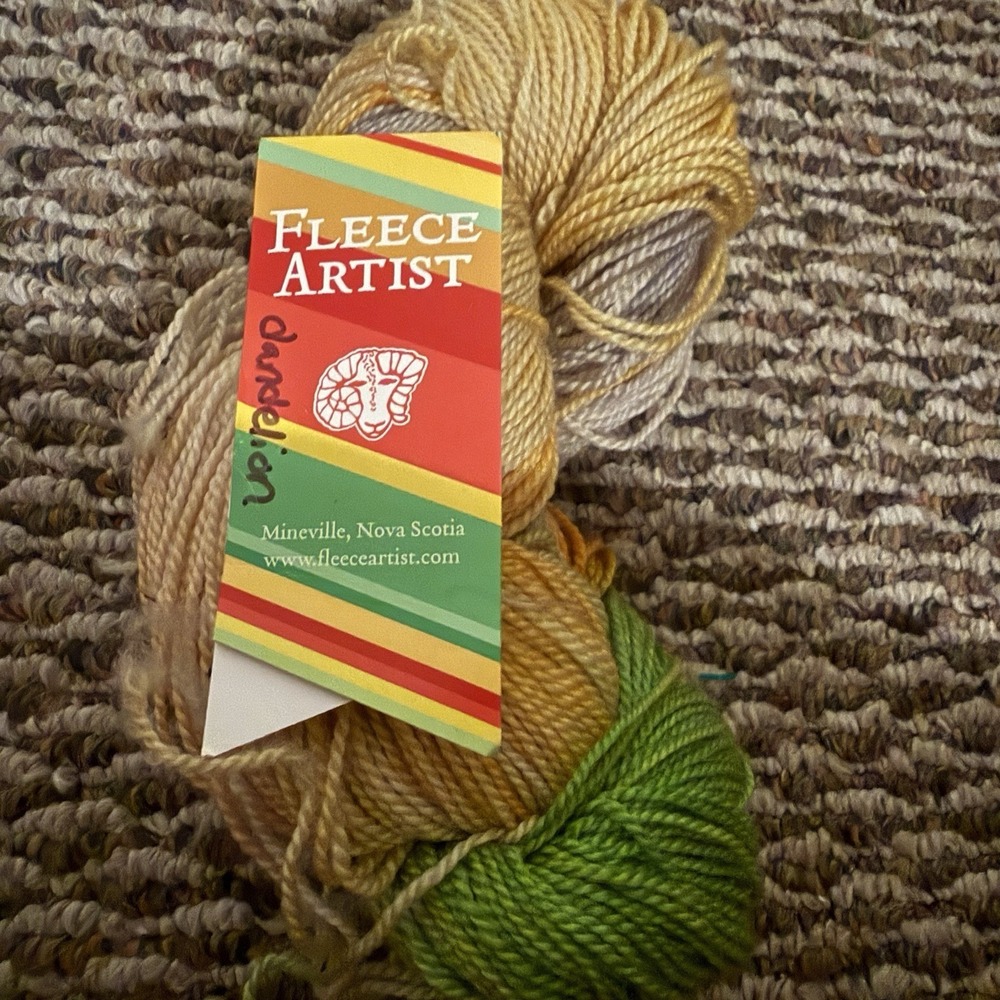 Fleece Artist Hand Dyed Dandelion‎ Sea Wool Merino Seacell 350m